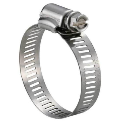 Perforated hose clamp 