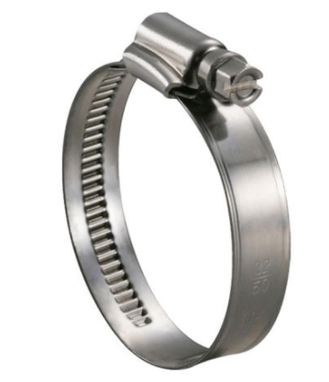 Perforated hose clamp